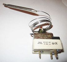 Термостат водонагревателя, 30°-90°С, 16А 250V, капиллярный, TR016