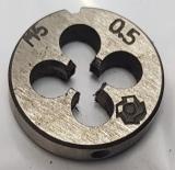 Плашка метрическая М5х0,5 , мелкий шаг, правая резьба