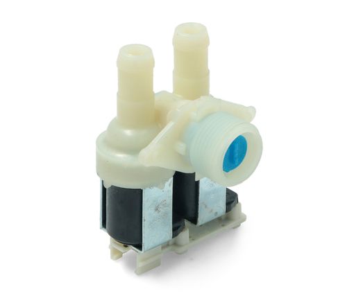 Электроклапан заливной для стиральной машины (КЭН) 2*90˚, D12мм, 220V, выход под фишку, для WHIRLPOOL, VAL020WH фото 2 Электроклапан (КЭН), 2*90˚, D12мм, для WHIRLPOOL, VAL020WH фото 2