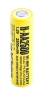 Аккумулятор технологический 1,2v Ni  15/49 "AA" 2500mAh ET H-AA2500 с низким саморазрядом