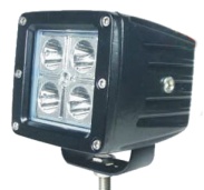 Прожектор 20W 10-30v LED-2 (CREE) , 30 град, БЕЛЫЙ свет, черный вытянутый (AVL-077) фото 2