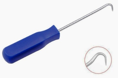 Крючок для снятия уплотнительных колец и для извлечения кабеля, угол 60 градусов Крючок для снятия уплотнительных колец и для извлечения кабеля, угол 60 градусов