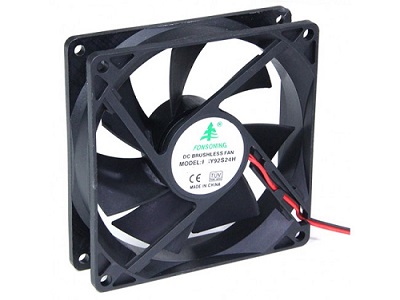 Вентилятор, 92х92х25мм, 24V 15W Вентилятор, 92х92х25, 24V, 9225D24HS