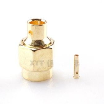 Разъём RP-SMA-J-B3 штекер для кабеля RG-402 под пайку Разъём SMA-J-B3 шт. реверс для RG402