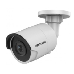 Hikvision DS-2CD2025FWD-I (4mm) - 2Мп уличная цилиндрическая IP-камера с EXIR-подсветкой до 30 метров построена на матрице 1/2.8" Progressive Scan CMOS. Объектив 4мм; угол обзора 86.4°. Механический ИК-фильтр. Чувствительность 0.005лк F1.2. Сжатие H.265/H.264/MJPEG/H.265+/H.264+. тройной поток. Разрешение 1920x1080 до 25к/с.
Функции: WDR 120дБ, 3D DNR, BLC, ROI. Smart видеоаналитика. Слот для microSD до 128Гб. 1 RJ45 10M/100M Ethernet. Питание DC12В± 25%/PoE(802.3af); 6.5Вт макс. Рабочие условия -40 °C...+60 °C. Защита IP67. Вес 0.41кг. IP камера 2 Mp DS-2CD2025FWD-I 4 мм