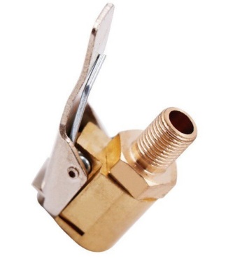 Переходник для авто/вело насоса, быстрый зажим, 8 мм. Переходник для авто/вело насоса, быстрый зажим, 8 мм.