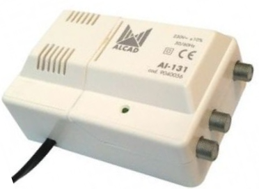 Усилитель ТВ 24 дБ 47-862 МГц 220v ALCAD AI-131