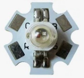 Светодиод 3W RGB 4P STAR