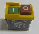 Кнопка бетономешалки, KN014, 4-х контакт., пуск-стоп, 230V, 6A