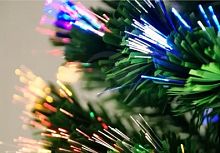 Елка новогодняя с LED-гирляндой 180см и кисточками