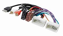 Переходник ISO (Евро) - HY-03A (Hyundai IX-35, Solaris, KIA Sportage 10+ (AUX+USB))