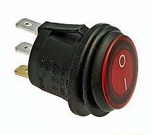 Выключатель SB040 RED IP65 ON-OFF D20.2мм 100103