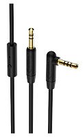 Шнур 3,5 штекер AUX - 3,5 штекер 4-pin с микрофоном 1м BL5 Borofone