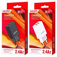 Блок питания 2USB 2,4A в розетку Kakusiga KSC-787