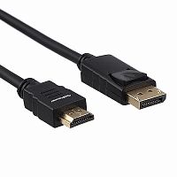 Шнур  шт DisplayPort  - шт HDMI 1.8м 4К