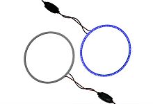 Кольцо LED 120мм (12-24V), при 12в-280ма, СИНЕЕ, цена за 1 шт., в блистере- 2шт.