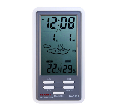 Метеостанция комнатная REXANT 70-0519 фото 5