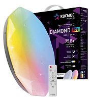 Светильник светодиодный PREMIUM DIAMOND RGB 75w 220v 3000-6500K 6000Lm IP40 502х83мм KSDiamRGB75W