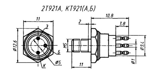 Транзистор КТ921А