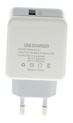 БП USB 5v/2.4A, 9v/1.8A, 12v/1.5A USB 3,0 QUICK CHARGE