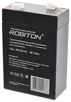 Аккумулятор 6 V  2,8 Ah ROBITON свинцовый 66x33x97мм 496г