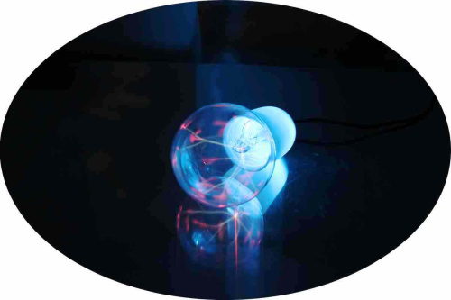 Светильник "Молния" шар на проводе с потолка фото 2