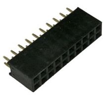 Разъем PBD-20 (DS1023-2x10) 2х10pin 2.54мм гнездо на плату прямое
