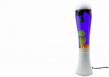 Светильник LAVA LAMP 45cm настольный прозрачно-фиолетовый, корпус белый