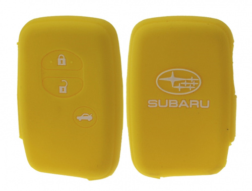 Чехол брелока Subaru  KB-L189 (3-кнопки)(Ж)SMART