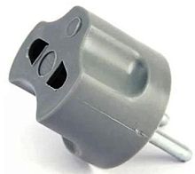 Переходник сетевой Велконт ПУ10/16  6a 220v, серый