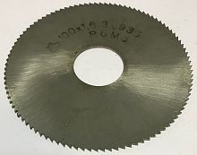 Фреза отрезная 100х1,6х27мм Р6М5
