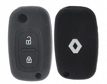 Чехол брелока Renault  KB-L086 (2-кнопки)(Ч)на выкидной ключ