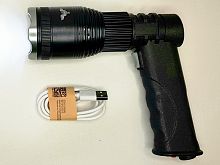 Фонарь ручной "пистолет" с рег фокусом, (CREE XML T6), фара аккумуляторный, PISTOL LIGHTS 534
