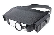 ОЧКИ С МОНОЛИНЗОЙ, LED, х1,5/3/6,5/8, акрил,(24) (81007-A)