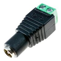 Разъем питания 5,5х2,1мм гнездо FW-14 на кабель без пайки (для камер) 