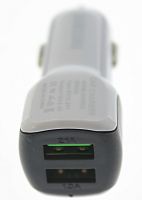 Блок питания авто 5v,2,1A 10,5W  вых: 2х USB A гн.(2.1A+1А) 