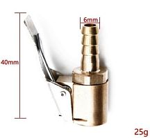 Насадка для авто/вело насоса, быстрый зажим, 6 мм.