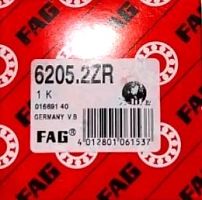 Подшипник, 6205 2ZR, 25х52х15мм, FAG F6205.2ZR 
