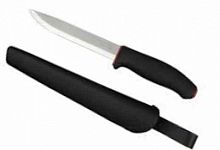 Нож Morakniv 711, углеродистая сталь, цвет черный/красный, 11481