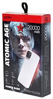 Аккумулятор PowerBank 20000mAh, Type-C+ 2USB, PD+ QC3.0, 22,5w, дисплей Atomic Age Perfeo PF_E1475