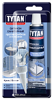 Герметик силик санитар  85мл  (белый) TYTAN Professional