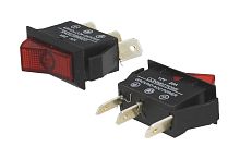 Выключатель ON-ON 20A 12v красный  ASW-09-102 on-on