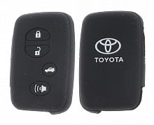 Чехол брелока Toyota  KB-L036 (4-кнопки) Smart Land Cruiser (Черный)