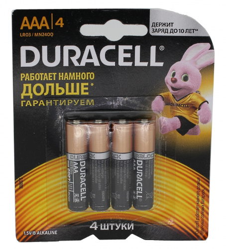 Батарея DURACELL LR03 фото 2