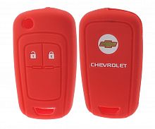 Чехол брелока Chevrolet  KB-L147 (2-кнопки)(К)выкидной ключ