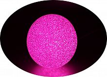 Гирлянда "Шар" розовый 110 мм., 220в,  мягкий уличный  LED