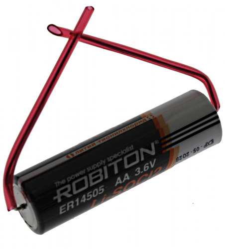 Батарейка ROBITON ER14505 Li (R6) с аксиальными выводами (счётчики,весы,кассы,кодов.замки) фото 2
