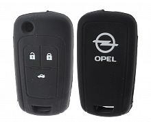 Чехол брелока OPEL  KB-L000 (3-кнопки)(Ч)выкидной ключ