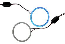 Кольцо LED 70mm (12-24V), при 12v-270ma, СИНЕЕ, цена за 1 шт., в блистере- 2шт.