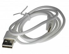 Шнур USB штекер - TYPE-C штекер  1м белый MS-01/02/03